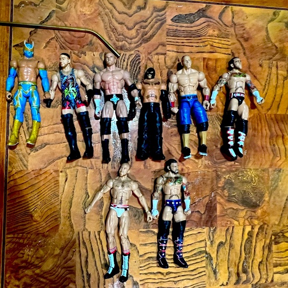 WWE Other - Selling wwe action figures for $10 each down! In good condition.